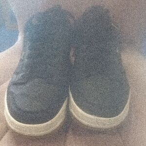 Black Sneakers with White Soles